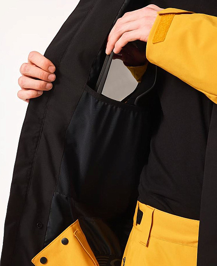 Куртка мужская Oakley TNP TBT Shell Amber Yellow/Blackout - Фото 10 большая