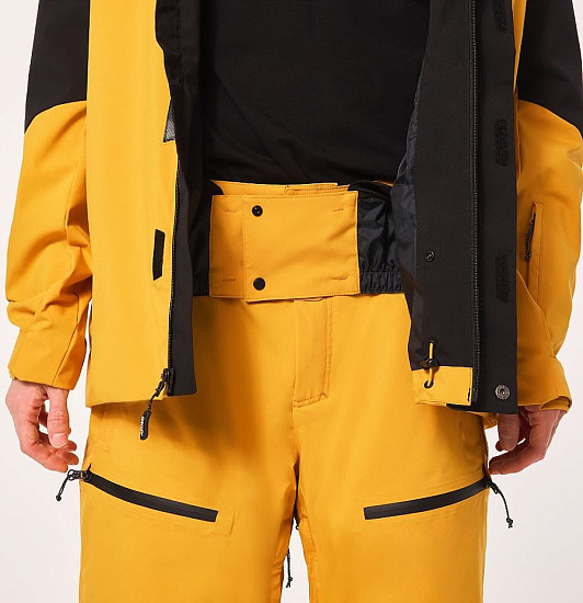 Куртка мужская Oakley TNP TBT Shell Amber Yellow/Blackout - Фото 11 большая