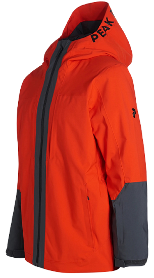 Куртка мужская Peak Performance Rider Ski Racing Red/Motion Gre - Фото 5 большая