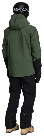 Куртка мужская Peak Performance Rider Ski Thrill Green/Black - Фото 8 большая