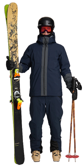 Куртка мужская Peak Performance Rider Ski Blue Shadow - Фото 7 большая