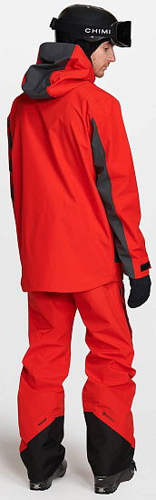 Куртка мужская Peak Performance Vertical 3L Racing Red/Motion G - Фото 4 большая
