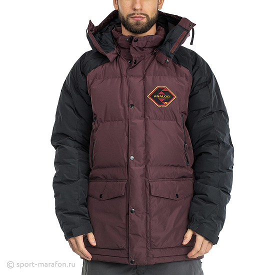 Куртка мужская Burton Analog Innsbruck Down Deep Purple/Black - Фото 2 большая
