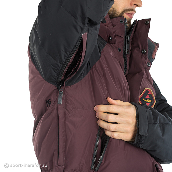 Куртка мужская Burton Analog Innsbruck Down Deep Purple/Black - Фото 6 большая