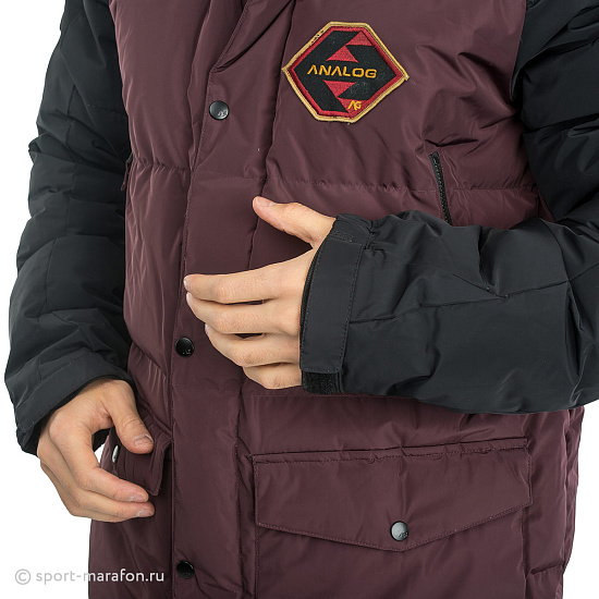 Куртка мужская Burton Analog Innsbruck Down Deep Purple/Black - Фото 7 большая