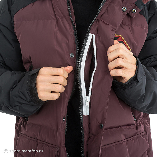 Куртка мужская Burton Analog Innsbruck Down Deep Purple/Black - Фото 8 большая