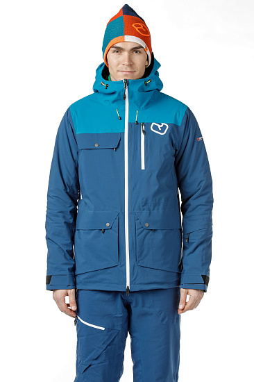Куртка мужская Ortovox 2L Swisswool Andermatt Night Blue - Фото 4 большая