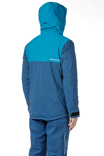 Куртка мужская Ortovox 2L Swisswool Andermatt Night Blue - Фото 6 большая