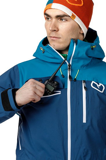 Куртка мужская Ortovox 2L Swisswool Andermatt Night Blue - Фото 7 большая
