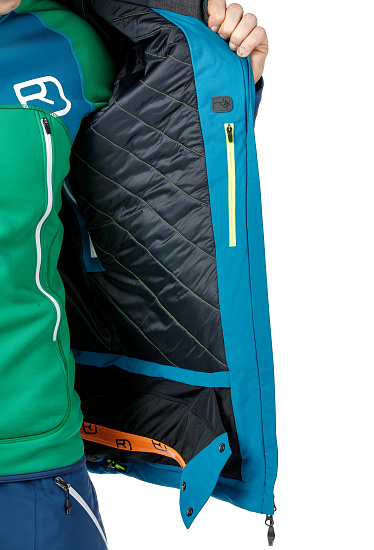 Куртка мужская Ortovox 2L Swisswool Andermatt Night Blue - Фото 11 большая