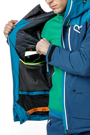 Куртка мужская Ortovox 2L Swisswool Andermatt Night Blue - Фото 12 большая
