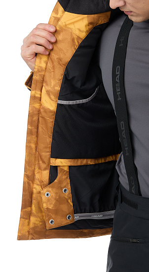 Куртка мужская Head Storm Crinkle Camo Yellow - Фото 14 большая