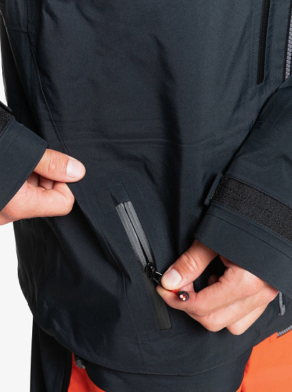 Куртка мужская Quiksilver Highline True Black - Фото 6 большая