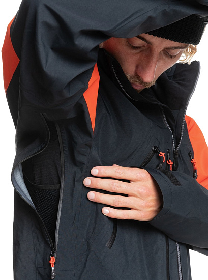 Куртка мужская Quiksilver Highline True Black - Фото 8 большая