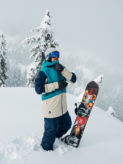 Куртка мужская Quiksilver Travis Rice Stretch Everglade - Фото 3 большая