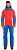 Куртка мужская Dainese Hp Prism High-Risk-Red/Lapis-Blue/Charcoal-Gray - Фото 3 малая