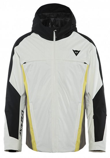 Куртка мужская Dainese Hp Prism Star-White/Black-Taps/Vibrant-Yellow - Фото 1 большая
