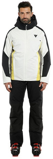 Куртка мужская Dainese Hp Prism Star-White/Black-Taps/Vibrant-Yellow - Фото 3 большая