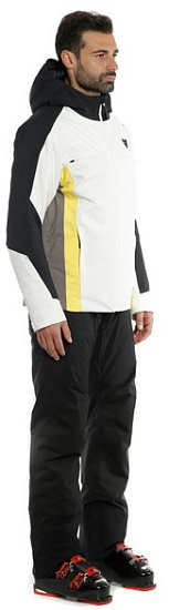 Куртка мужская Dainese Hp Prism Star-White/Black-Taps/Vibrant-Yellow - Фото 4 большая