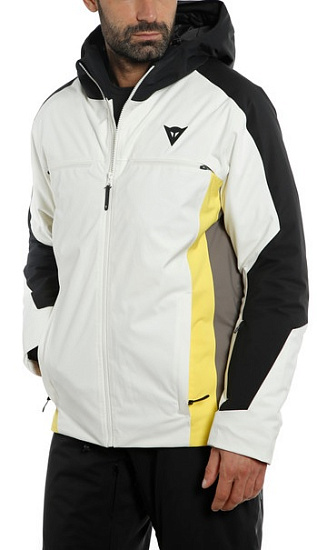 Куртка мужская Dainese Hp Prism Star-White/Black-Taps/Vibrant-Yellow - Фото 5 большая