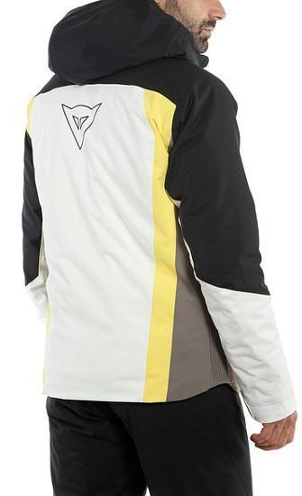 Куртка мужская Dainese Hp Prism Star-White/Black-Taps/Vibrant-Yellow - Фото 6 большая