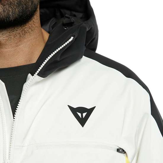 Куртка мужская Dainese Hp Prism Star-White/Black-Taps/Vibrant-Yellow - Фото 7 большая