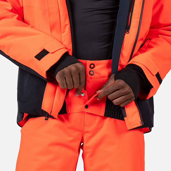 Куртка мужская Rossignol Hero Blackside Neon Red - Фото 17 большая