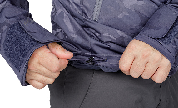 Куртка мужская Helly Hansen Garibaldi Графитовый-Синий камуфляж - Фото 8 большая