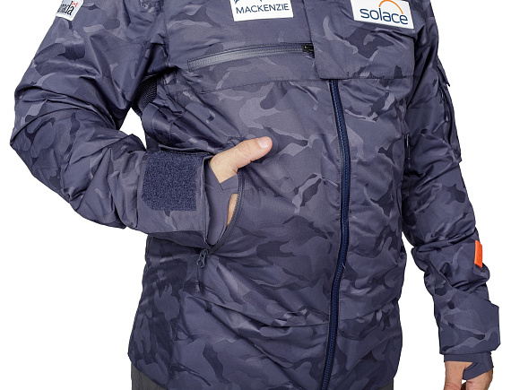 Куртка мужская Helly Hansen Garibaldi Графитовый-Синий камуфляж - Фото 9 большая