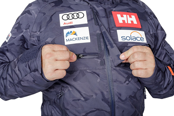 Куртка мужская Helly Hansen Garibaldi Графитовый-Синий камуфляж - Фото 10 большая