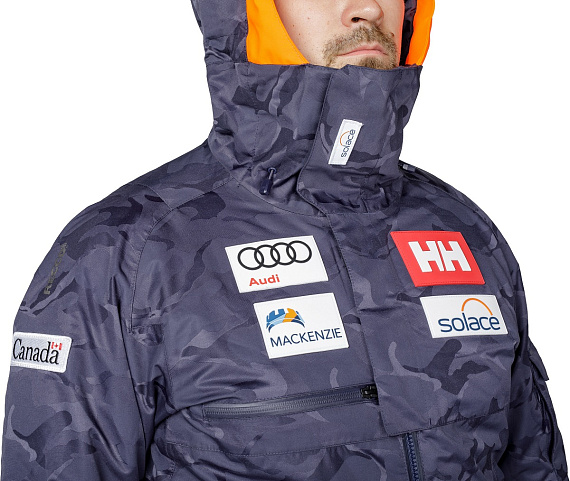 Куртка мужская Helly Hansen Garibaldi Графитовый-Синий камуфляж - Фото 11 большая