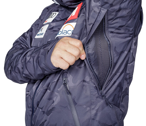 Куртка мужская Helly Hansen Garibaldi Графитовый-Синий камуфляж - Фото 12 большая