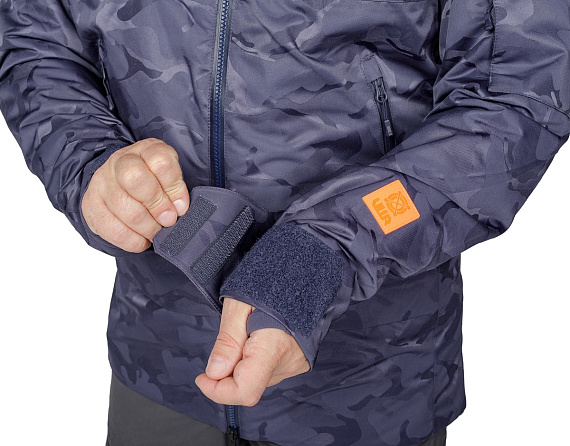 Куртка мужская Helly Hansen Garibaldi Графитовый-Синий камуфляж - Фото 15 большая