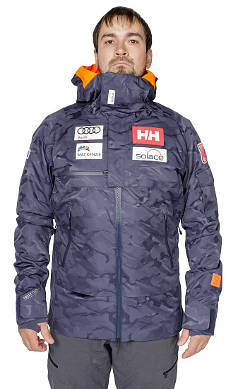 Куртка мужская Helly Hansen Garibaldi Графитовый-Синий камуфляж - Фото 18 большая