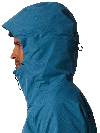 Куртка мужская Mountain Hardwear Cloud Bank Gore Tex Lt Caspian - Фото 4 большая