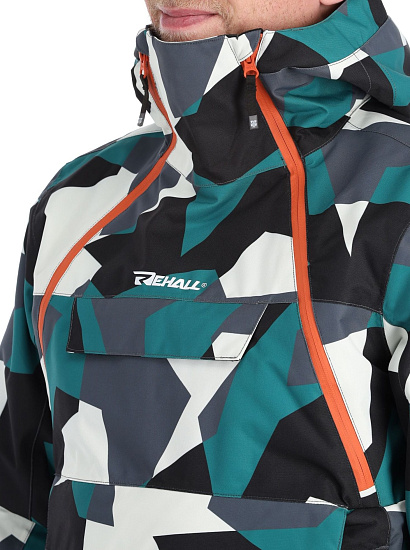 Куртка мужская Rehall Buck-R Camo Teal Green - Фото 6 большая