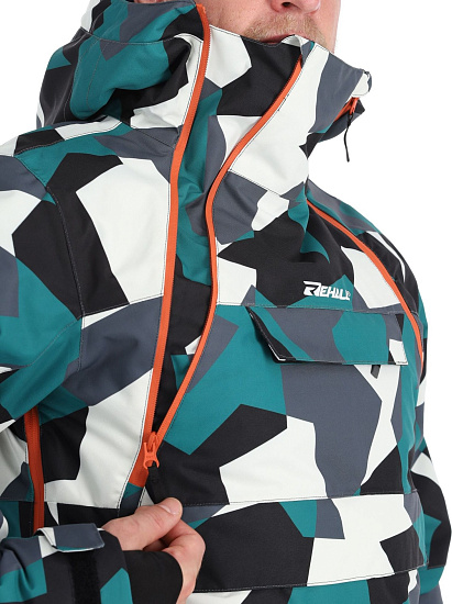 Куртка мужская Rehall Buck-R Camo Teal Green - Фото 7 большая