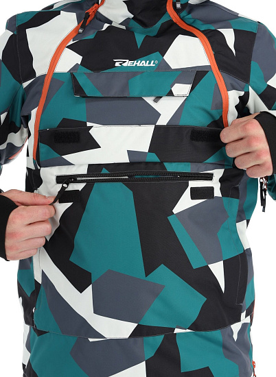 Куртка мужская Rehall Buck-R Camo Teal Green - Фото 9 большая