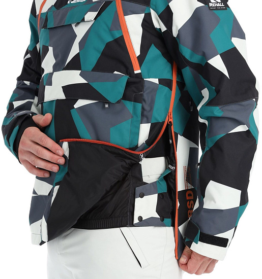 Куртка мужская Rehall Buck-R Camo Teal Green - Фото 11 большая