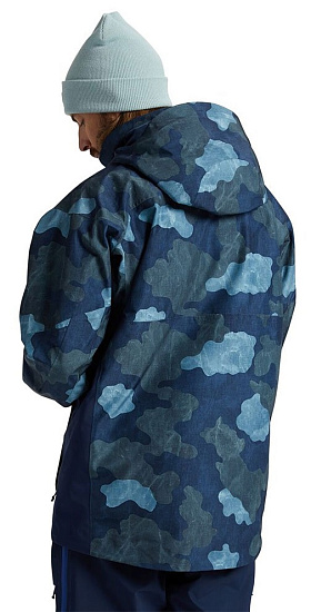 Куртка мужская Burton [Ak] Gore-Tex Swash Dress Blue Telo Camo - Фото 5 большая