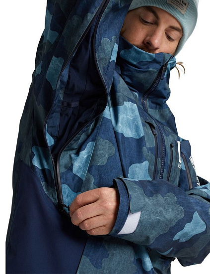 Куртка мужская Burton [Ak] Gore-Tex Swash Dress Blue Telo Camo - Фото 9 большая