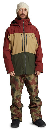 Куртка мужская Burton [Ak] Gore-Tex Swash Sparrw/Kelp/Frstnt - Фото 3 большая