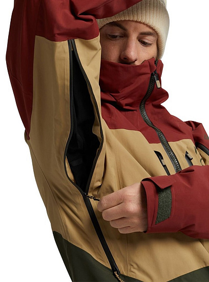 Куртка мужская Burton [Ak] Gore-Tex Swash Sparrw/Kelp/Frstnt - Фото 9 большая