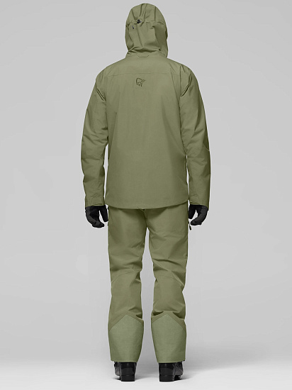 Куртка мужская Norrona Lofoten Gtx Insulated Deep Lichen Green - Фото 6 большая