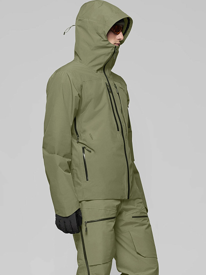 Куртка мужская Norrona Lofoten Gtx Insulated Deep Lichen Green - Фото 7 большая