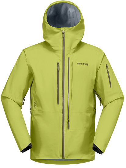 Куртка мужская Norrona Lofoten Gtx Pro Dark Citron - Фото 1 большая