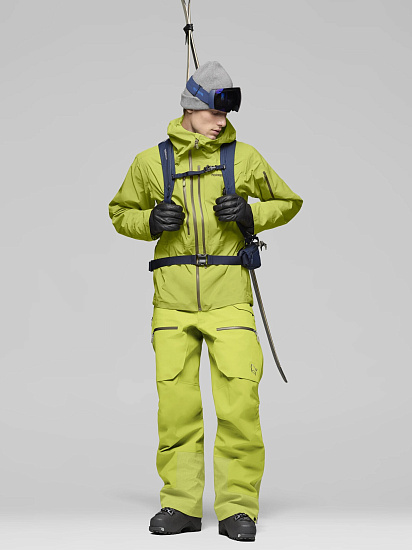 Куртка мужская Norrona Lofoten Gtx Pro Dark Citron - Фото 4 большая