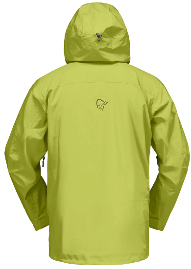 Куртка мужская Norrona Lofoten Gtx Pro Dark Citron - Фото 3 большая