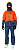 Куртка мужская Scott Explorair 3L Orange/Nightfall Blue - Фото 3 малая