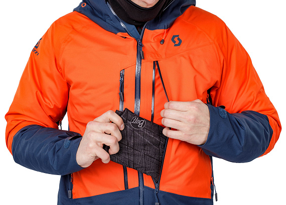 Куртка мужская Scott Explorair 3L Orange/Nightfall Blue - Фото 11 большая